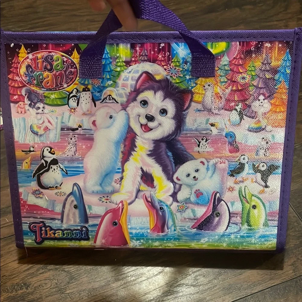 Lisa Frank Purple Binder